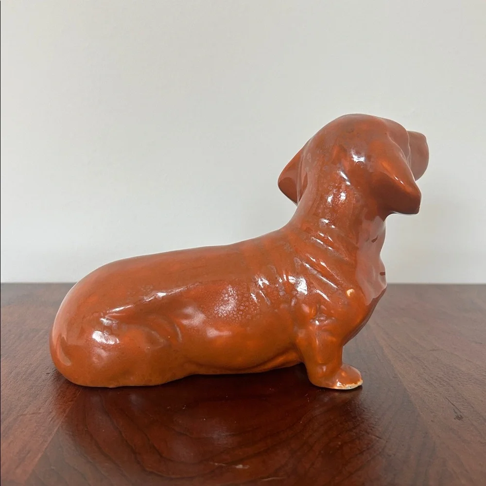 Vintage Ceramic Dachshund Figurine - Picture 2 of 5